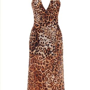 Leopard Print Maxi Dress
